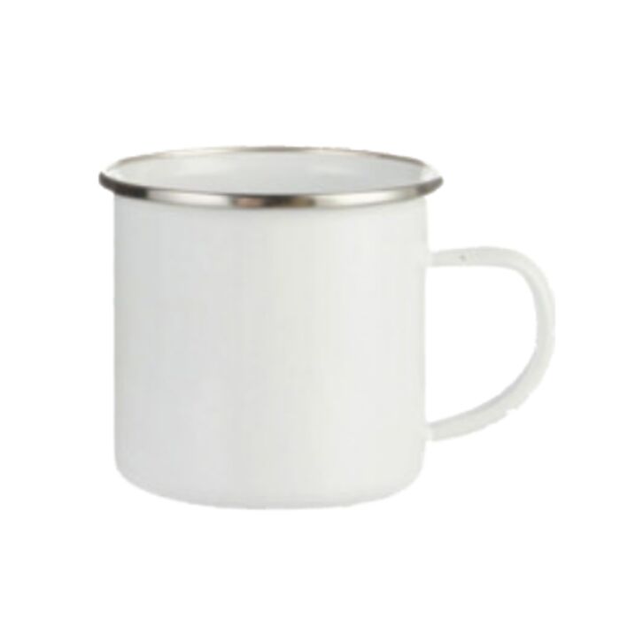 White Enamel Mug Thumbnail