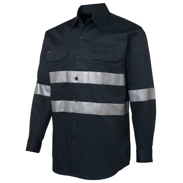 JB's L/S 190G WORK SHIRT WITH REFLECTIVE TAPE Thumbnail