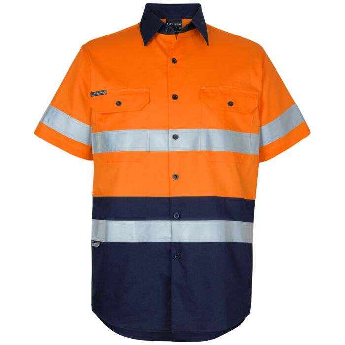 JB'S Hi Vis (D+N) S/S 150G Work Shirt  Thumbnail