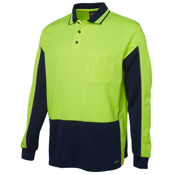 JB's WEAR Hi Vis L/S Gap Polo Thumbnail