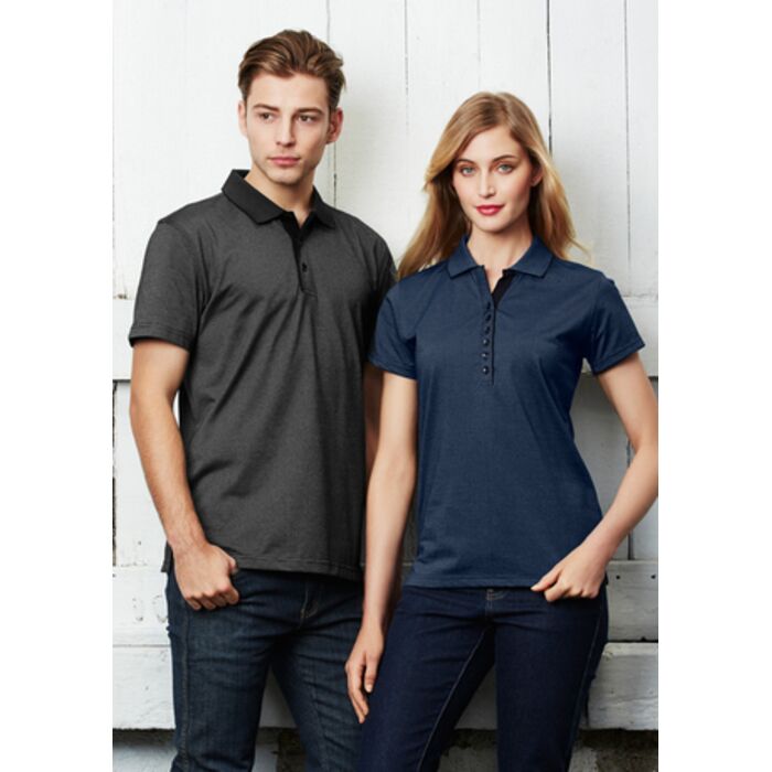 BIZ COLLECTION Mens Shadow Polo Thumbnail