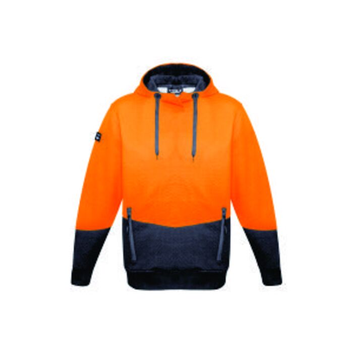 SYZMIK Unisex Hi Vis Textured Jacquard Hoodie Thumbnail