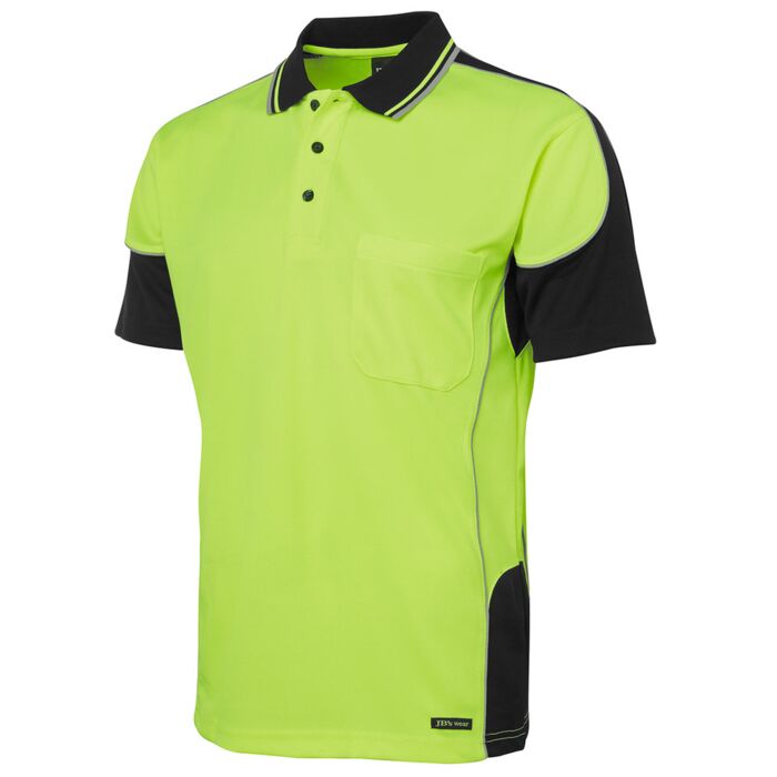 JB's WEAR Hi Vis 4602.1 Contrast Piping Polo Thumbnail