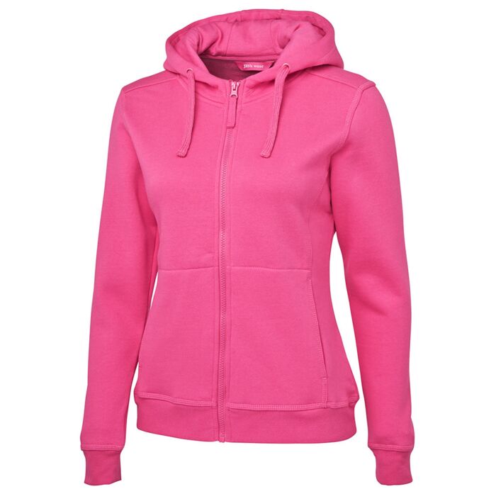 JB's WEAR Ladies Full Zip Fleece Hoodie Thumbnail