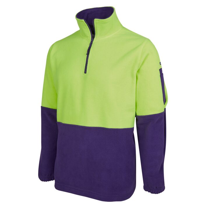 JB's WEAR Hi Vis 1/2 Zip Polar Fleece Thumbnail