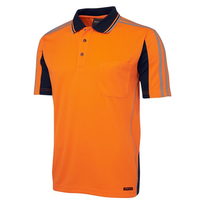 JB's WEAR Hi Vis 4602.1 S/S Arm Tape Polo Thumbnail