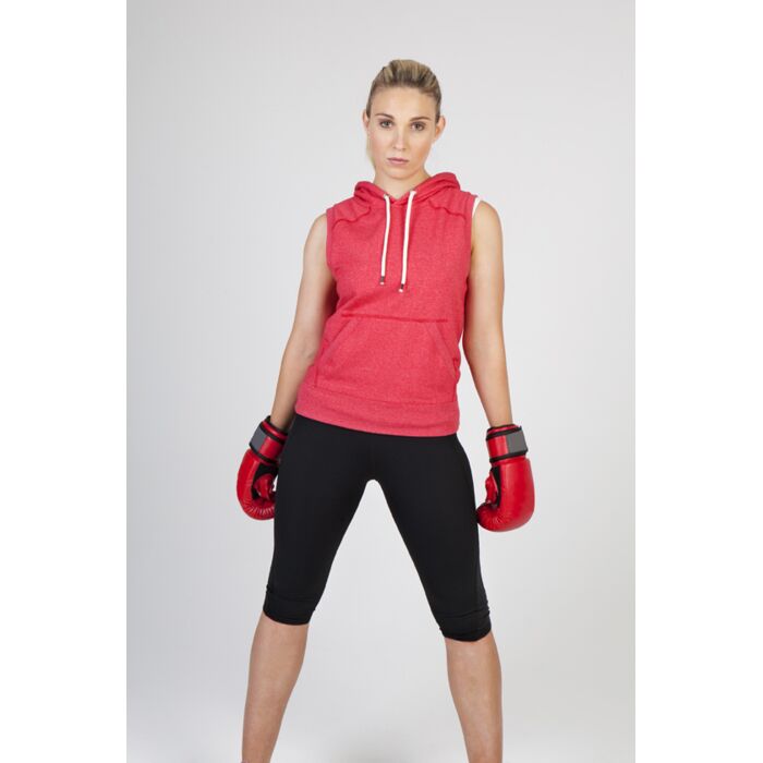 Ladies/Junior Heather SLEEVELESS Hoodies - Greatness Range Thumbnail