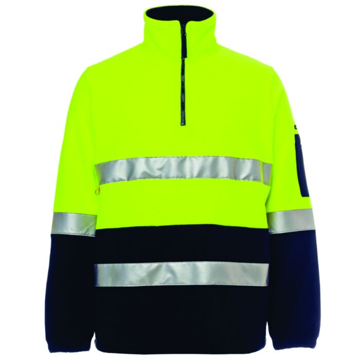 Hi Vis (D+N) 1/2 Zip Polar Fleece Thumbnail