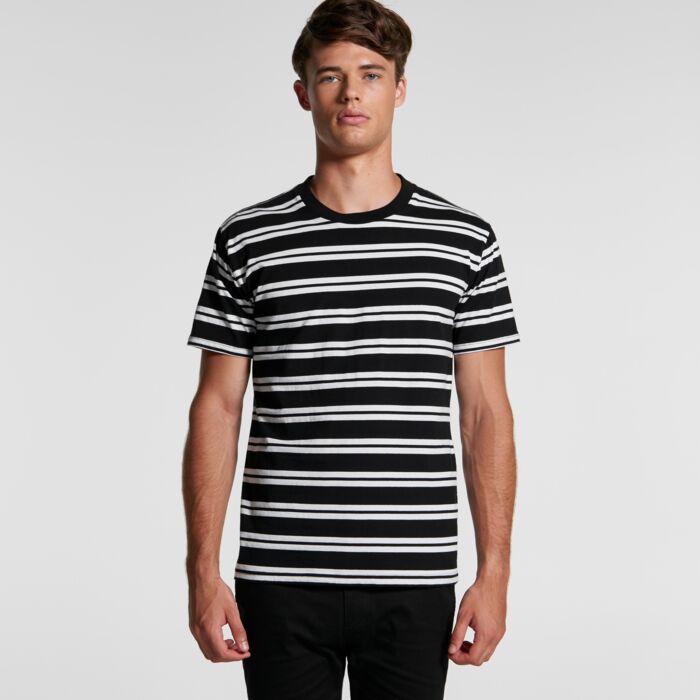 AS COLOUR Mens Classic Stripe Tee Thumbnail