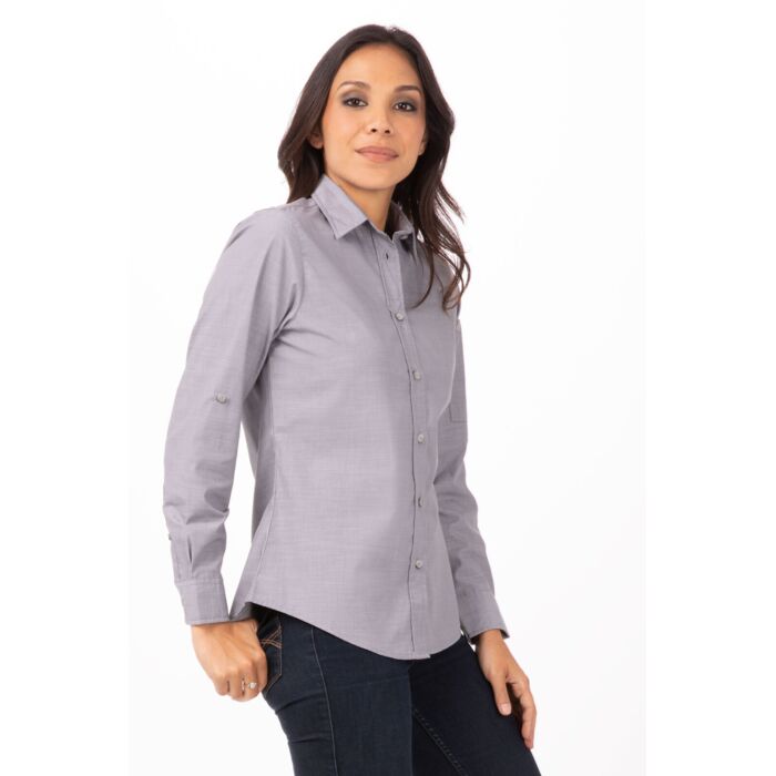 CHEF WORKS Women's Chambray Shirt Thumbnail