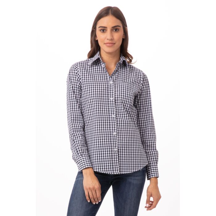 CHEF WORKS Gingham Dress Shirt Thumbnail