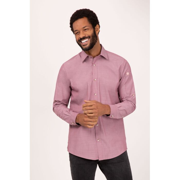 CHEF WORKS Mens Chambray Shirt Thumbnail