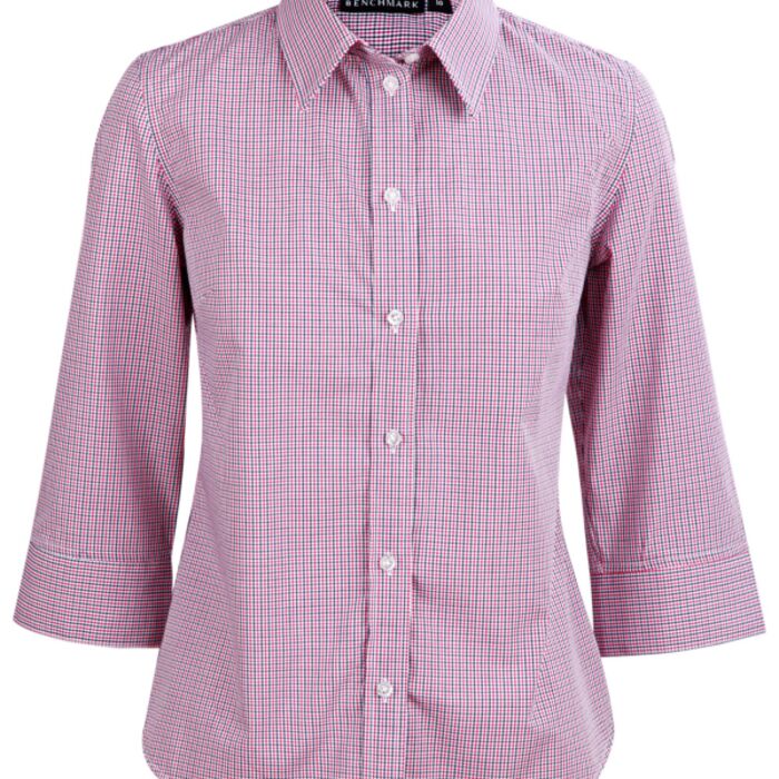 WINNING SPIRIT Ladies’ two tone Mini Gingham 3/4 Thumbnail