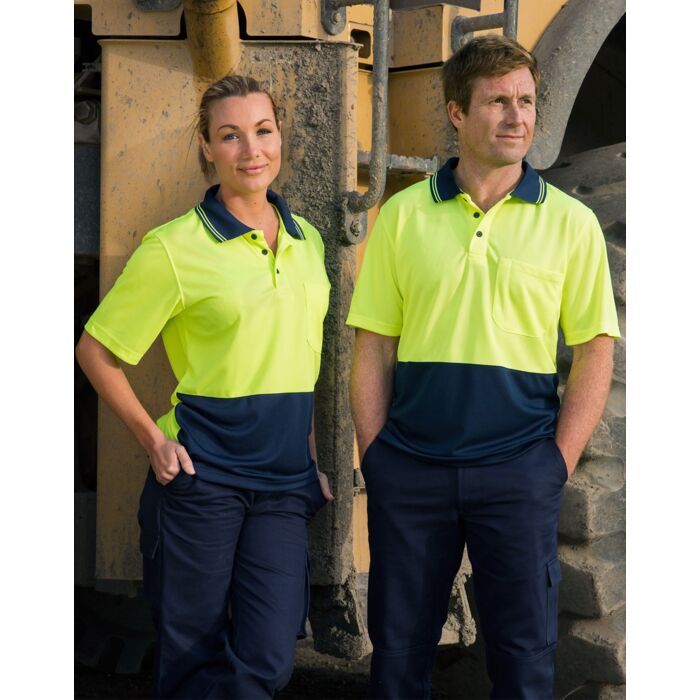 WINNING SPIRIT High Visibility CoolDry Short Sleeve Polo Thumbnail