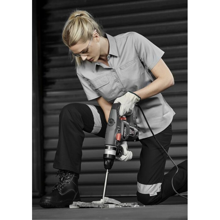 SYZMIK Womens Lightweight Tradie S/S Shirt Thumbnail