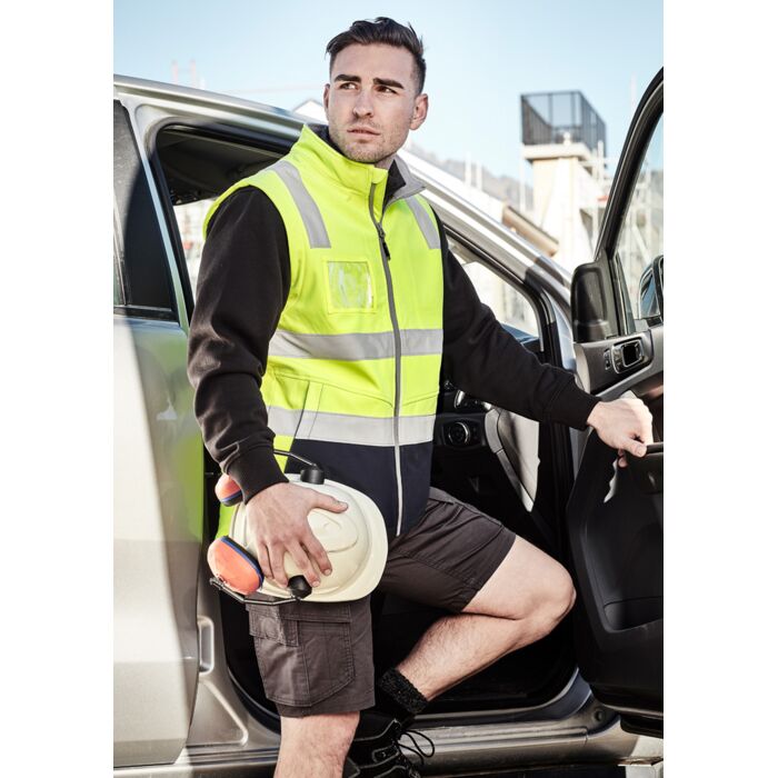 SYZMIK Unisex Hi Vis Softshell Vest Thumbnail