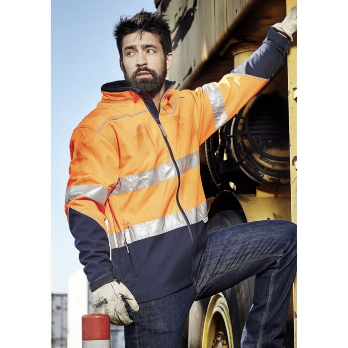 SYZMIK Unisex Hi Vis Soft Shell Jacket Thumbnail