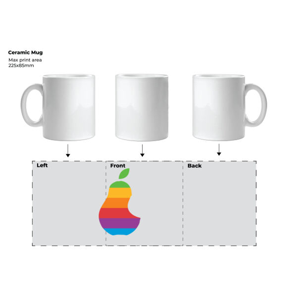 Retro Pear Logo Mug Thumbnail