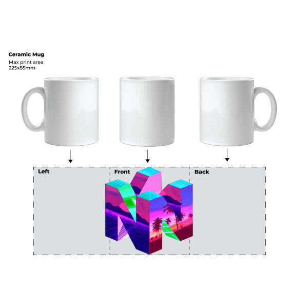 Retro Nintendo 64 Mug Thumbnail